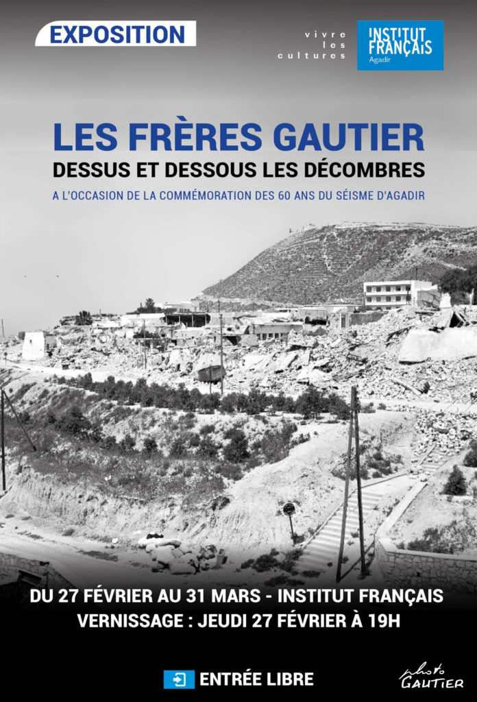 Affiche de l'exposition des frères gautier à l'IFA